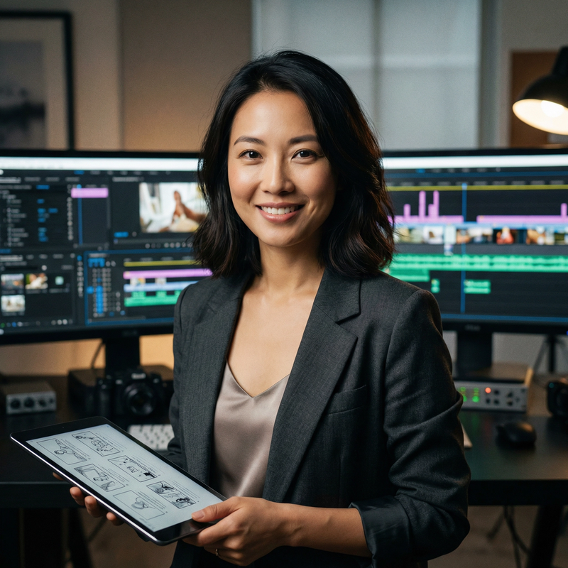 抖荫短视频制片人林婉