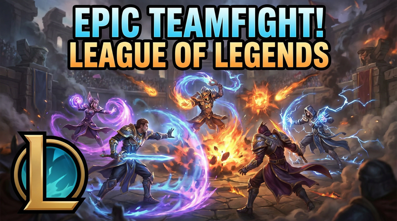 抖荫短视频英雄联盟团战解说视频